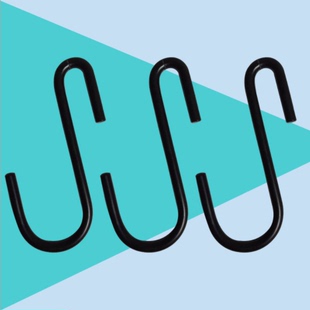 服装S型挂钩厨房S钩强力无痕钩子浴室S挂摆摊s勾子挂包包钩固定钩