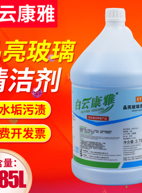 白云康雅KY113玻璃清洁剂强力去污玻璃水家用擦窗浴室镜子除水垢