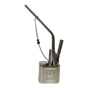 金泰白铜水烟壶纯铜仿古水烟瓶水烟斗甘字水烟袋锅子烟斗烟具烟嘴