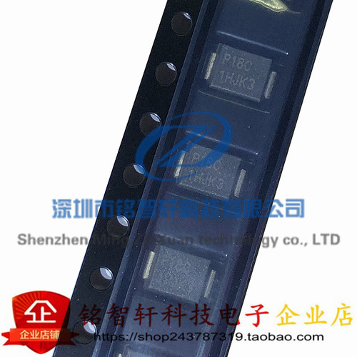 P1800SCLRP 丝1800 印 P18C 贴片TVS瞬变二极管 SMB DO214AA原装
