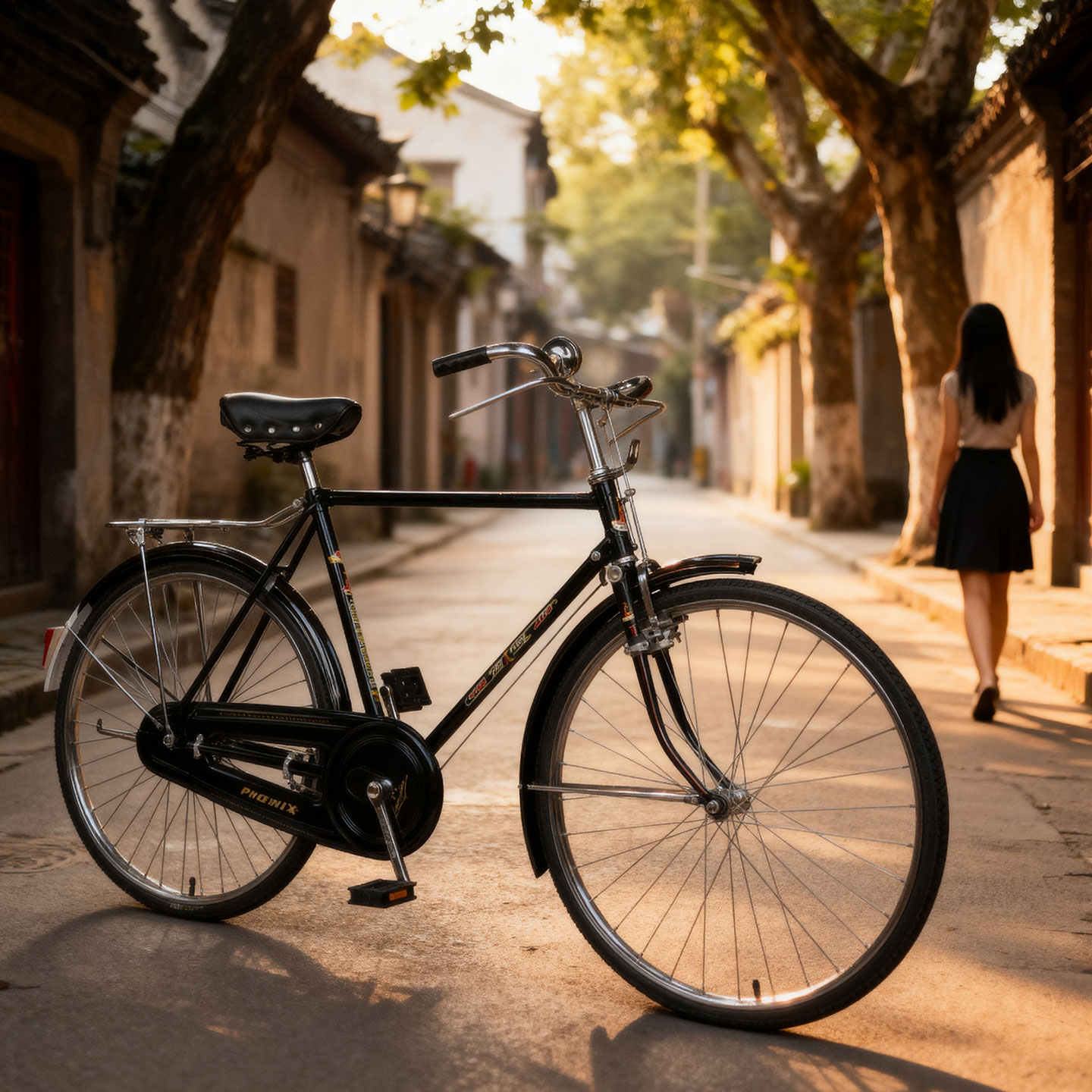 凤凰复古自行车，岁月情怀再现