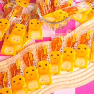 山手果集奶龙联名秋梨膏软棒糖儿童果味健康软糖网红哄娃棒棒糖