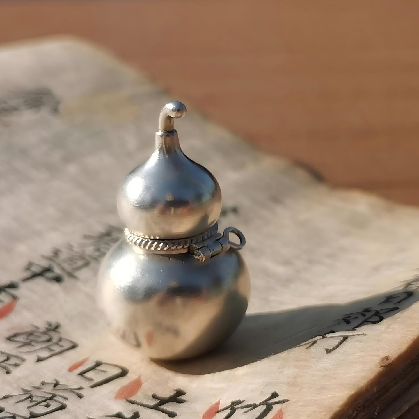 亦喜手作福禄吉祥足银小葫芦