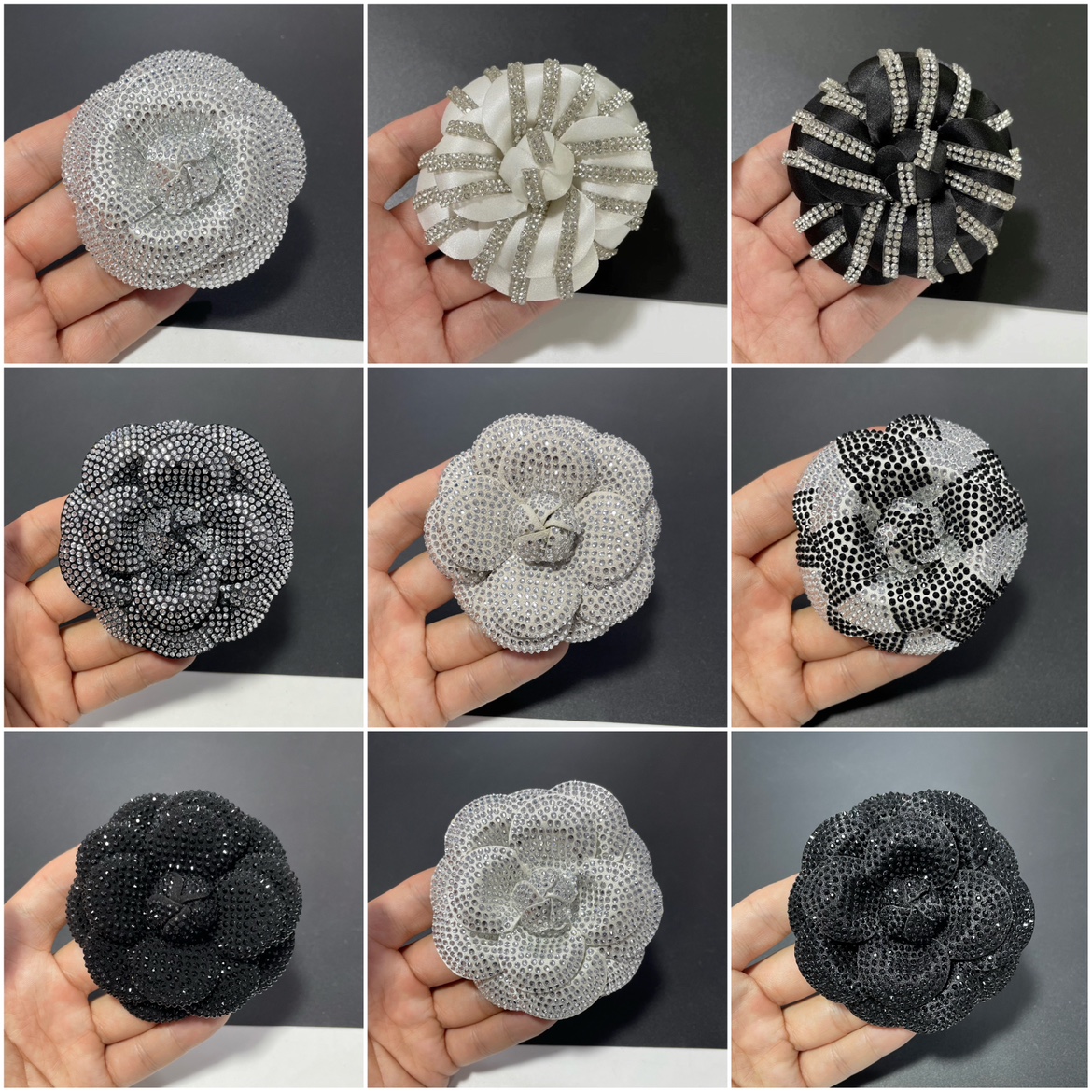 新款7.8cm高档真丝布加钻