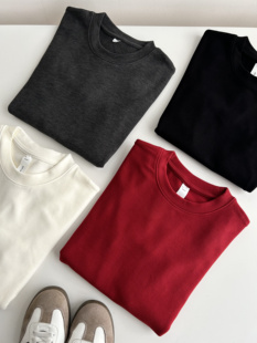 奥莱磨毛加厚2.0升级只卖正确版拒绝差版290克重刺绣小o短袖T恤