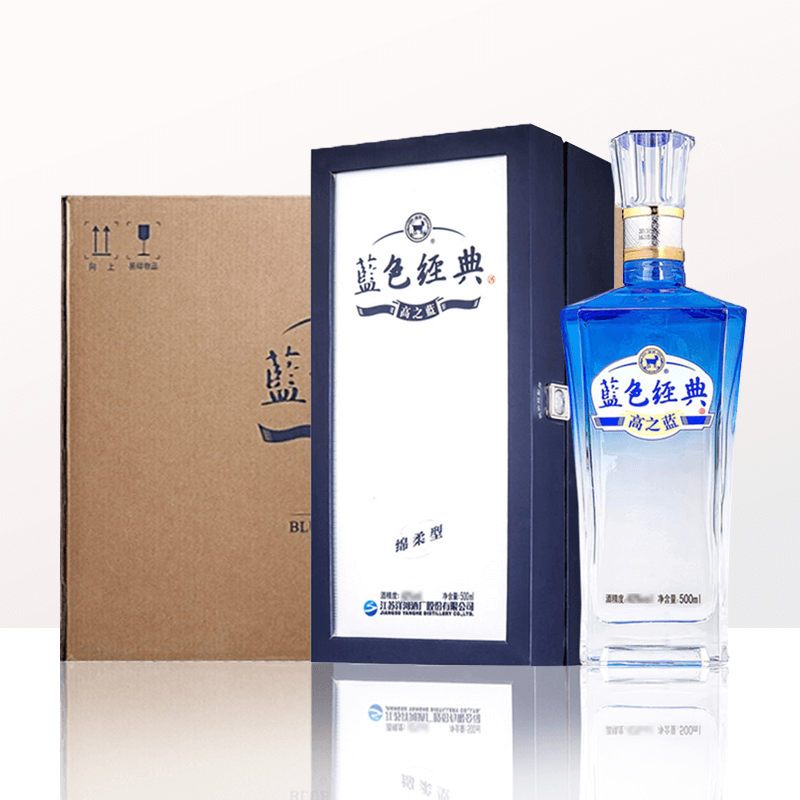 【顺丰配送】洋河蓝色经典高之蓝52度500ml*6瓶整箱白酒新旧随机在类目 酒类, 国产白酒中 - 来自Buy2taobao.com提供专业的淘宝代购服务