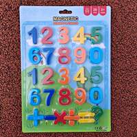 Free shipping of children's early education and intelligence stationery, magnetic alphanumeric magnetic stickers, English letters, complete set of plastic fridge magnets thumbnail 3