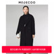 马海毛颗粒绒中长款 MEDECOO 墨蒂珂2025冬新款 毛呢大衣女MID20325
