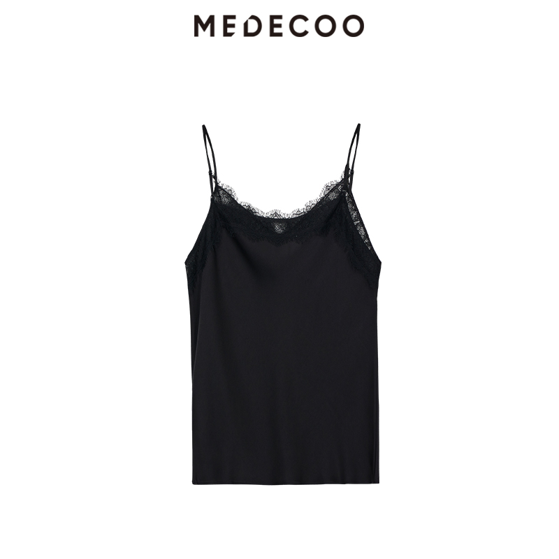 蕾丝花边墨蒂珂简约吊带背心