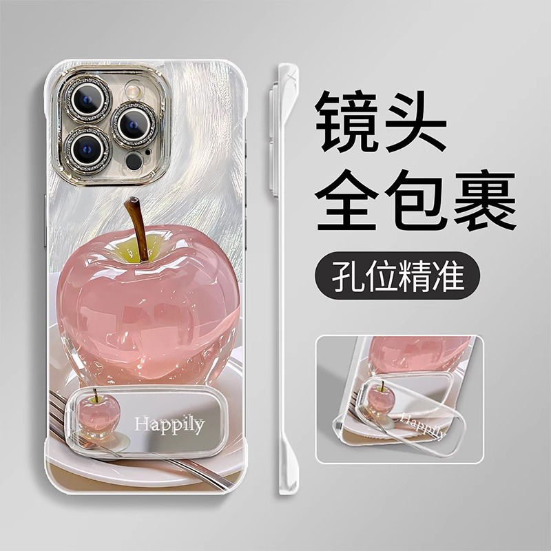 适用苹果系列手机壳个性创意羽纱