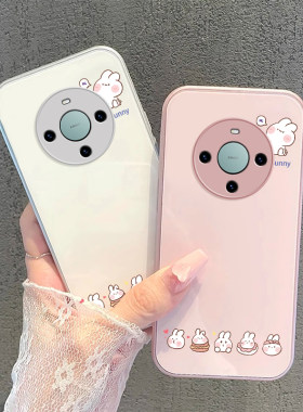 华为mate60/pro少女卖萌兔手机壳