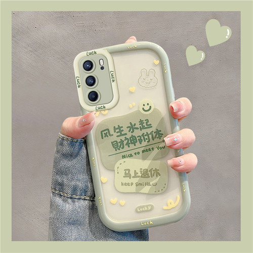 opporeno6/pro个性文字手机壳