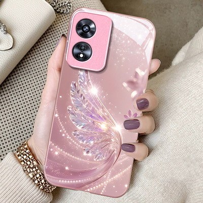 适用OPPOA系列水晶飞羽手机壳