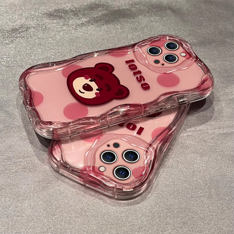 适用苹果14手机壳iPhone13promax保护套套12mini新女款xr可爱x卡通草莓熊8plus新款11超火少女心14pro外壳高性价比高么？