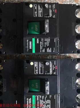 日本富士系列:漏电开关,EG403C、250A。二手拆机,实