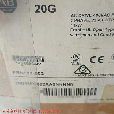 AB变频器20G11FC022AA0NNNNN PowerF