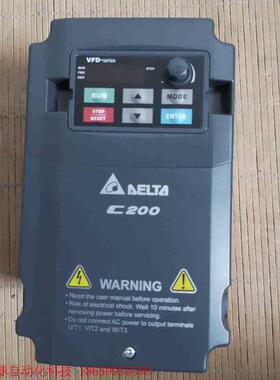 台达变频器1.5kw三相输入VFD015CB43A-20,二