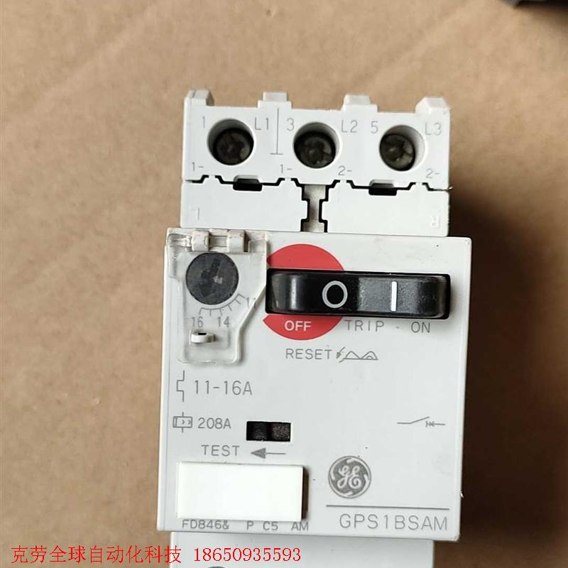 美国通用GE 马达保护断路器 GPS1BSAM 11-16A