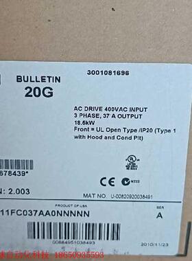 AB变频器20G11FC037AA0NNNNN PowerF