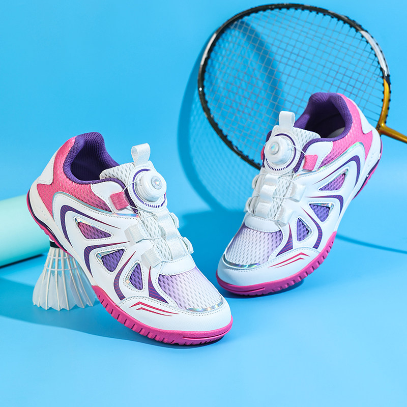 乒乓球鞋男女儿童亲子款网面透气专业羽毛球鞋防滑耐磨运动训练鞋
