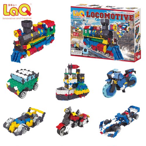 日本原装进口laq积木玩具840片