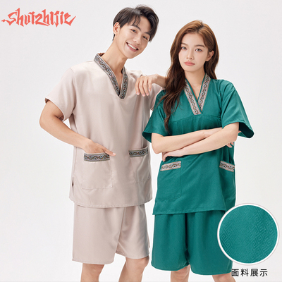 高档新款纯棉汗蒸服vip