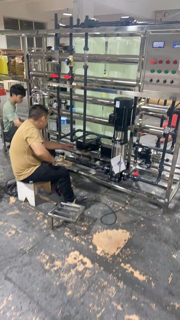 高品质工业大流量反渗透纯水机五金汽车涂装生产线纯水厂家直销