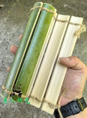 竹简书手工DIY空白可书写环创