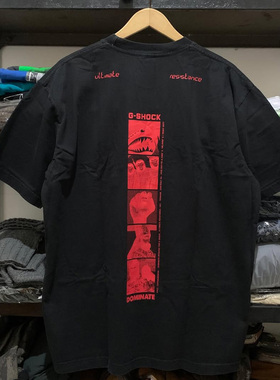 90s90s90s 原创重磅260G！反叛猴子涂鸦潮牌嘻哈设计黑色短袖T恤