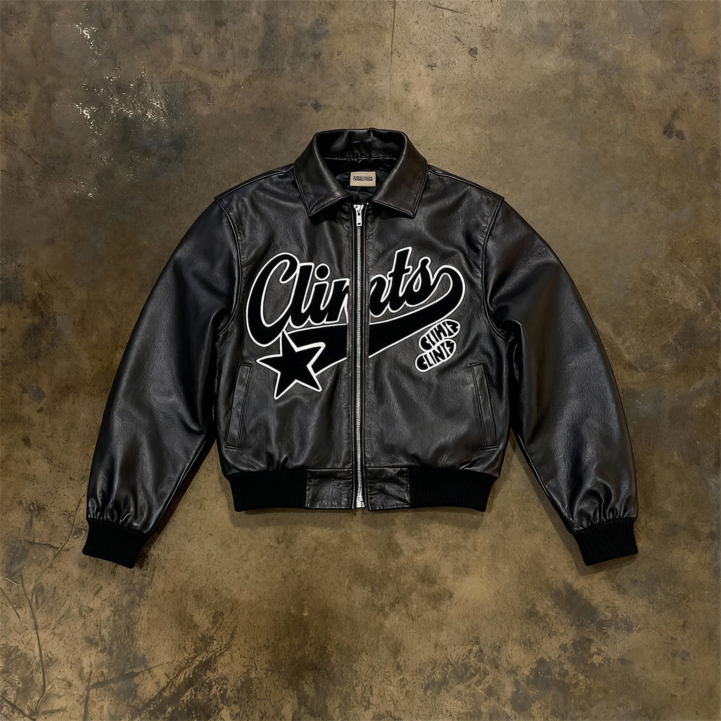 y2k hoodie美式小众痞帅街头风黑色皮衣外套男女通用拉链字母夹克,女装/女士精品,短外套,淘宝优惠券,粉丝福利购,淘宝优惠卷