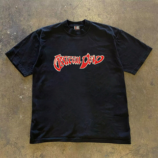 只做美式 字母高街短袖 复古280克重磅纯棉 美式 小领口 90s90s90s