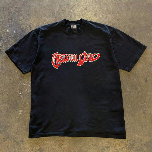 宽松男女情侣美式百搭短袖T恤