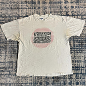 90s90s90s美式 T恤女 百搭小众宽松圆领情侣短袖 复古重磅 十字摇滚