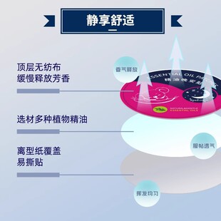 晚安贴官方旗舰店植物睡眠贴安睡香薰安心失眠贴精油膏居家用品