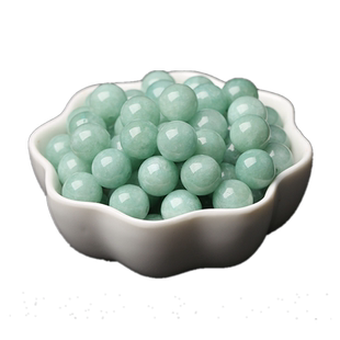 翡翠玉髓散珠半成品diy串珠编织圆珠手链项链饰品材料配件包