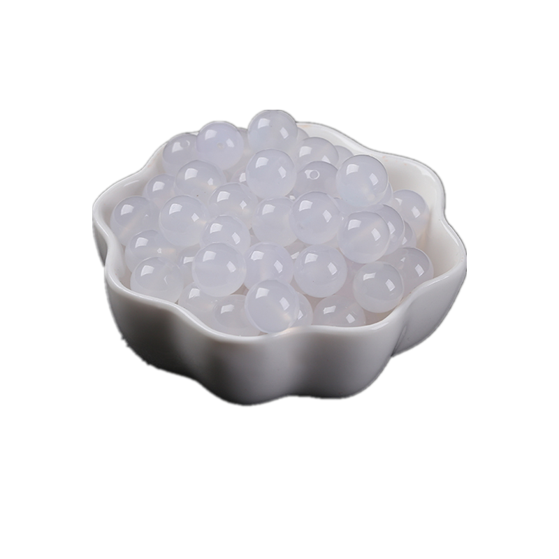 天然7A白玛瑙散珠子diy手工串珠水晶手链圆珠编织饰品配件包