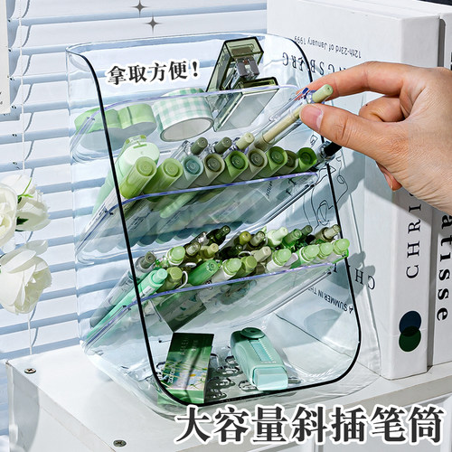 震惊！书桌这么整洁全靠这个笔筒