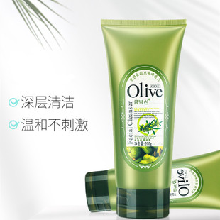 韩伊橄榄Olive去角质清洁乳200g去死皮啫喱磨砂温和水润保湿 面部