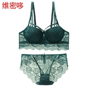 Wei Mi Panties Bộ đồ lót chính hãng Bộ đồ lót ren áo ngực nhỏ gợi cảm Sao bí mật tập hợp áo ngực dày - Bộ đồ lót