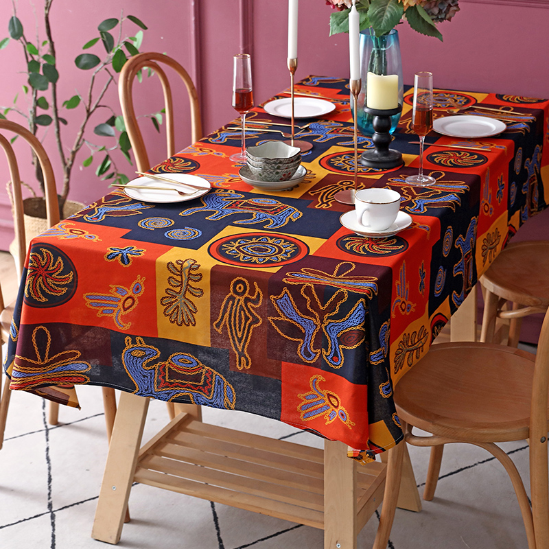 富羽莱民族风网红桌布