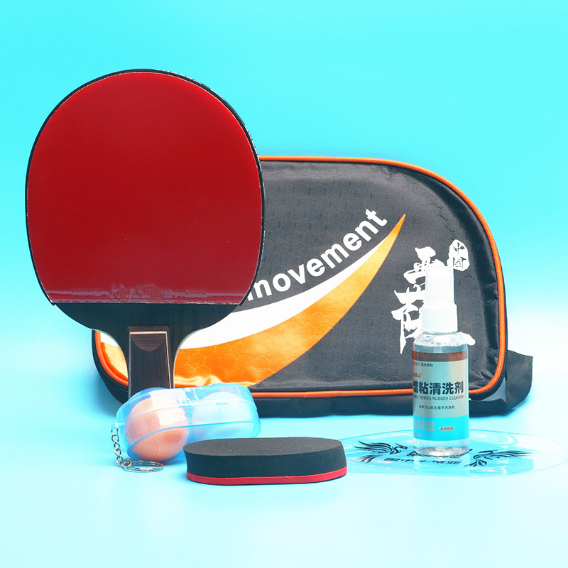 亚萨卡黑檀木5层7乒乓球拍专业级七星初学者高级成品拍直横板正品