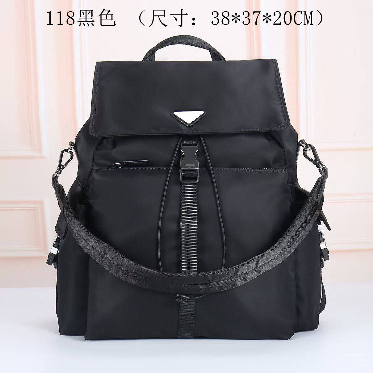 尼龙防水布大容量双肩背包