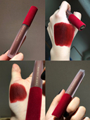 完美日记红丝绒唇釉V17雾面哑光口红V18血色帷幕V01车厘子色女