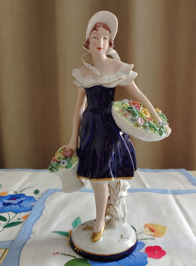 捷克手工制作陶瓷瓷偶