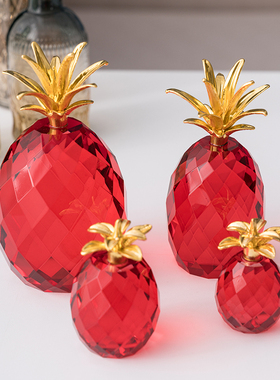 水晶梳妆台客厅轻奢风聚财摆件