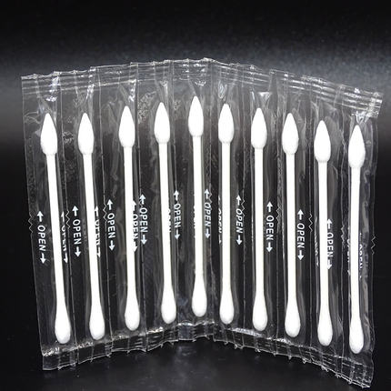 独立包装棉签一次性家用双头纸棒棉花棒清洁化妆用消毒尖头棉棒