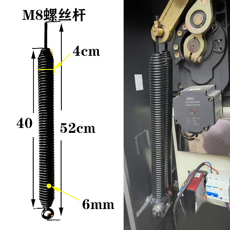 5mm/6mm弹簧/道闸弹簧圆环/钩子图片