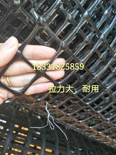 土工格栅圈玉米网双向单向钢塑玻纤塑料养殖围栏护坡路基工程专用