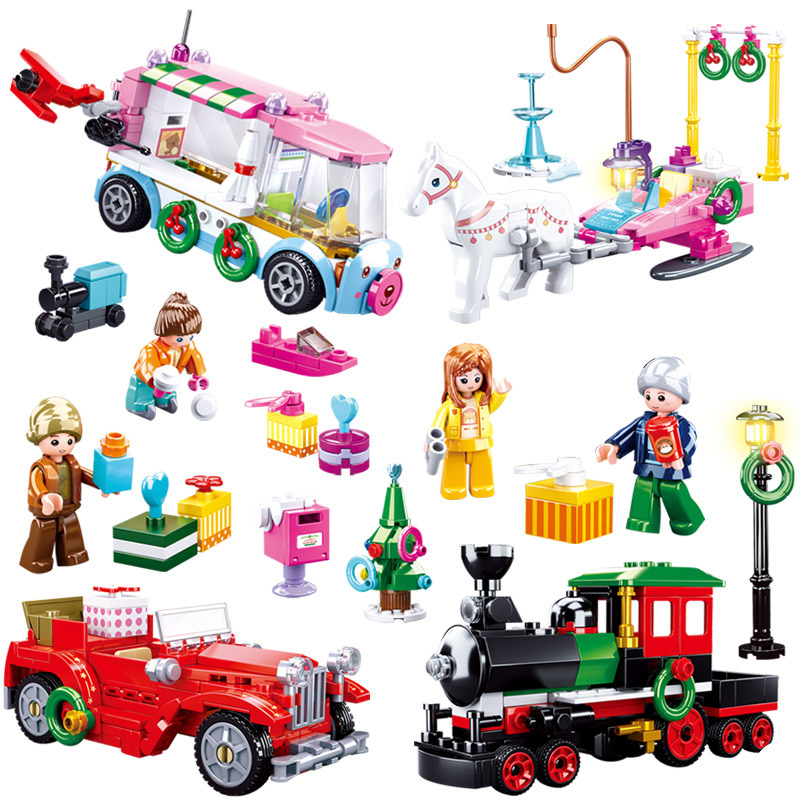 新年礼物玩具儿童益智拼装模型