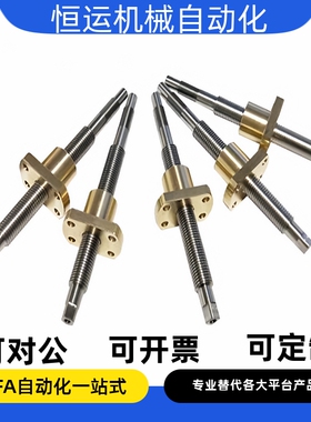 30度梯形丝杠LHC02-D22-L100 L200 L300 L400 L500 L600L700 L800